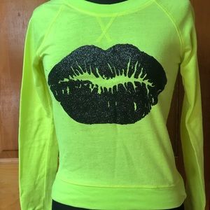 Neon green sweatshirt